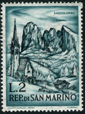Sao Marino - Sem Data - Paisagem de Montanha - 2L