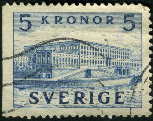 Suecia - 1939 - Palacio Real de Estocolmo - 5Kr