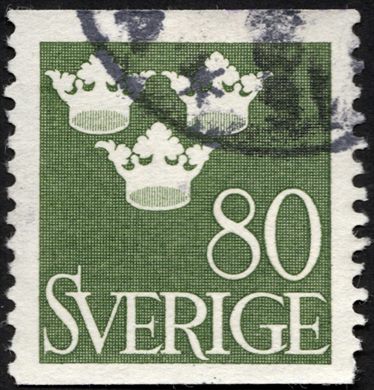 Suecia - 1939 - Tres Coroas - 80ore