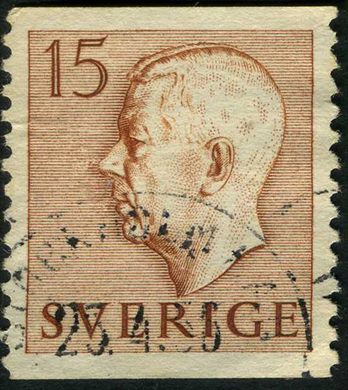 Suecia - 1951 - Gustaf VI Adolf - 15C