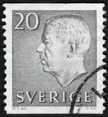 Suecia - 1951 - Gustaf VI Adolf - 20C