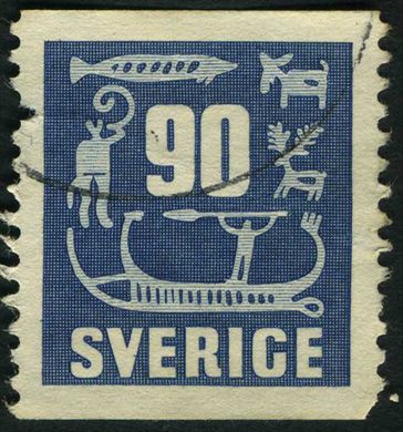 Suecia - 1954 - Hallristningar - 75C