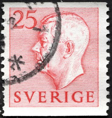 Suecia - 1954 - Gustaf VI Adolf - 25C