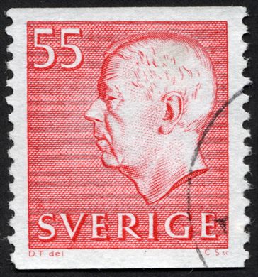 Suecia - 1957 - Gustaf VI Adolf - 55C