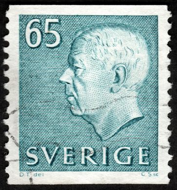 Suecia - 1957 - Gustaf VI Adolf - 65C