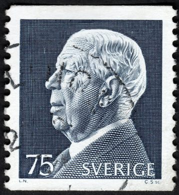 Suecia - 1957 - Gustaf VI Adolf - 75ore
