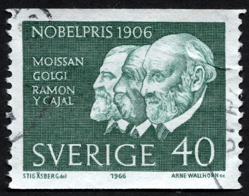 Suecia - 1966 - Premio Nobel 1906 Moissan Golgi Ramon y Cajal - 40ore