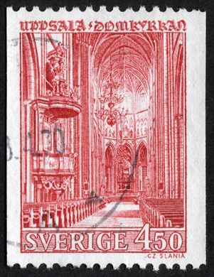 Suecia - 1967 - Catedral de Uppsala - 4.50Kr