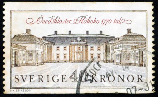 Suecia - 1968 - Ovedskloster Rococo - 40Kr
