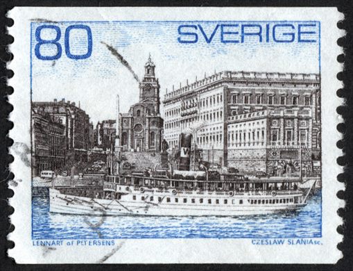 Suecia - 1971 - Vista de Estocolmo - 80ore