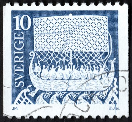Suecia - 1973 - Arte Antiga Barco Viking - 10ore