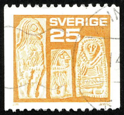 Suecia - 1973 - Arte Antiga Estatuetas - 25ore