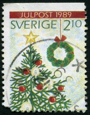 Suecia - 1989 - Julpost Natal - 2.10Kr
