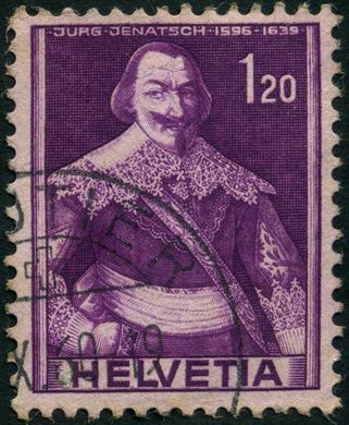 Suica - 1941 - Retratos Historicos Jurg Jenatsch - 1.20C