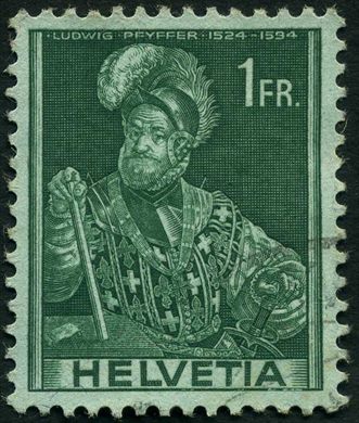 Suica - 1941 - Retratos Historicos Ludwig Pfyffer - 1.00FR