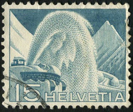 Suica - 1949 - Tecnica e Paisagem - Central Eletrica - 15C