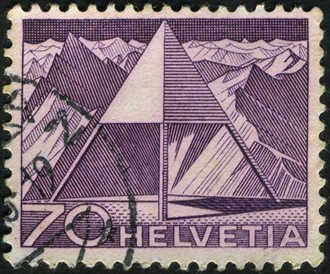 Suica - 1949 - Tecnica e Paisagem - Linhas Eletricas - 70C