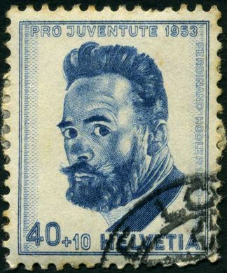 Suica - 1953 - Pro Juventute Ferdinand Hodler - 40C Plus 10C