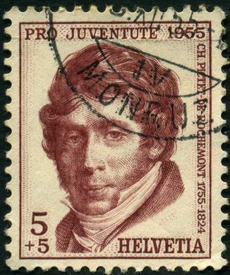 Suica - 1955 - Pro Juventute Pictet de Rochemont - 5C Plus 5C