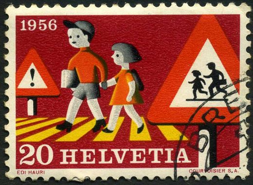 Suica - 1956 - Seguranca Rodoviaria - 20C