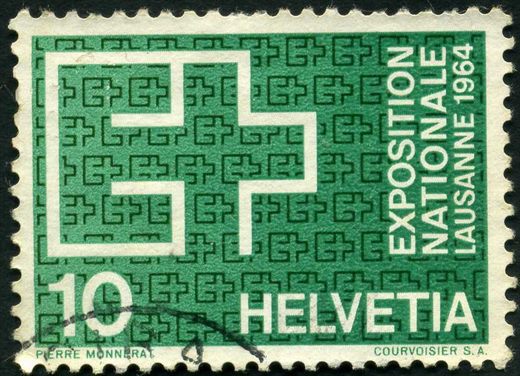 Suica - 1964 - Exposicao Nacional Lausanne - 10C