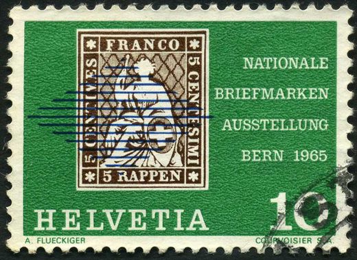 Suica - 1965 - Exposicao Filatelica Nacional Berna - 10C