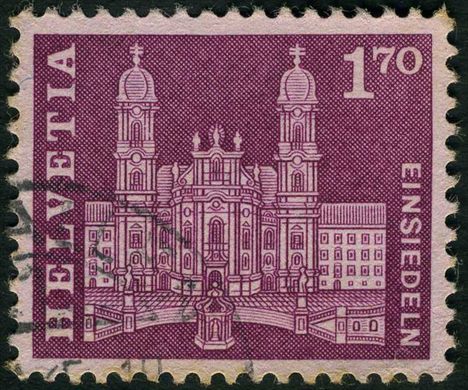 Suica - 1968 - Mosteiro de Einsiedeln - 1.70Fr