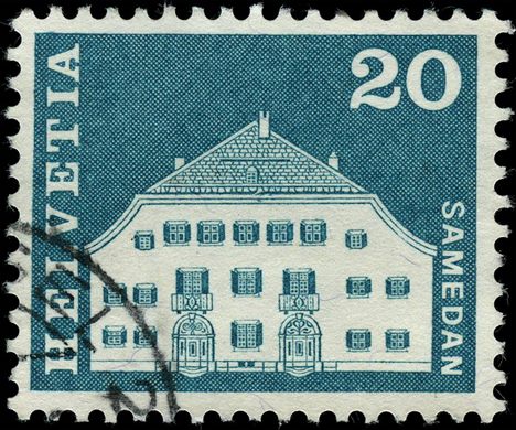 Suica - 1968 - Casa Patricia Samedan - 20Rp