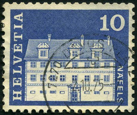 Suica - 1968 - Freulerpalast Nafels - 10Rp