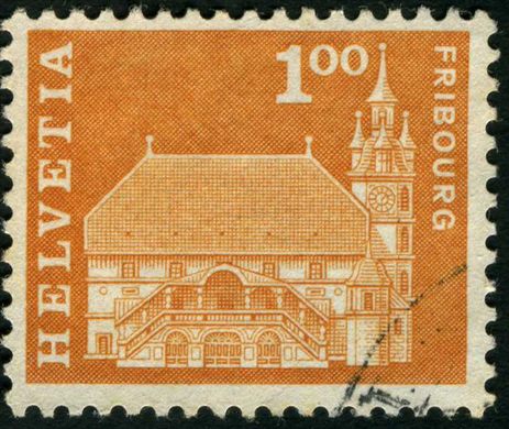 Suica - 1968 - Hotel de Ville Fribourg - 1.00Fr