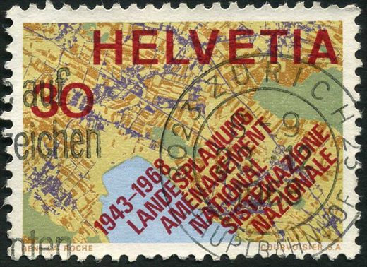 Suica - 1968 - Ordenamento Nacional - 80C