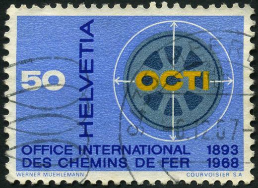 Suica - 1968 - Escritorio Internacional dos Caminhos de Ferro - 50C