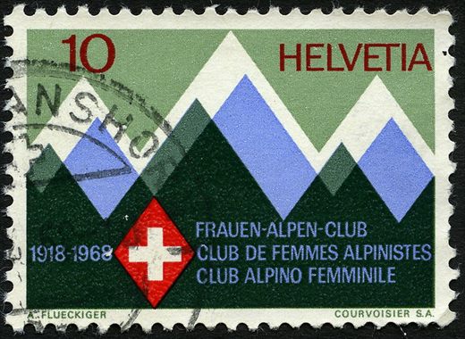 Suica - 1968 - Clube Alpino Feminino - 10C