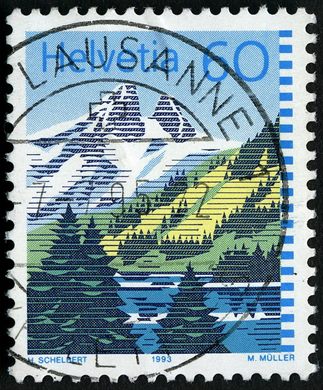Suica - 1993 - Paisagens - 60C