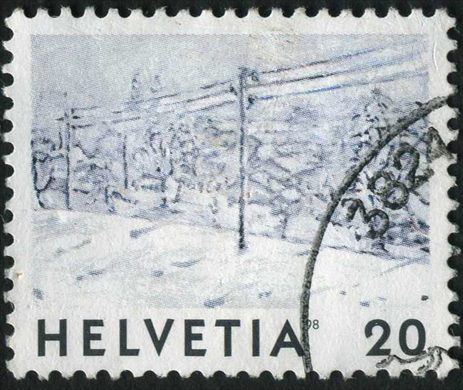 Suica - 1998 - Paisagens - Paisagem Invernal - 20C
