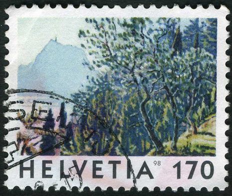 Suica - 1998 - Paisagens - Arvore - 170C