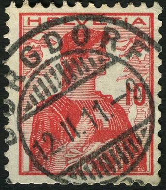Suica - Sem Data - Helvetia Sentada - 10C
