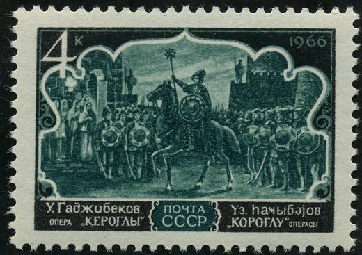 Uniao Sovietica - 1966 - Opera Koroglu Hajibeyov - 4K