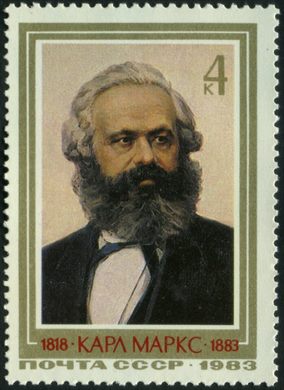 Uniao Sovietica - 1983 - Karl Marx Centenario da Morte - 4K