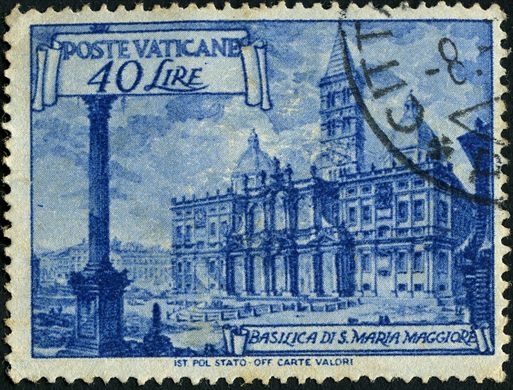 Vaticano - 1949 - Basilicas de Roma - Santa Maria Maggiore - 40L