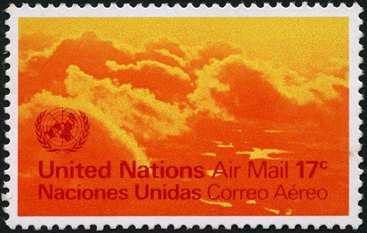 Nacoes Unidas - 1972 - Correio Aereo - 17C