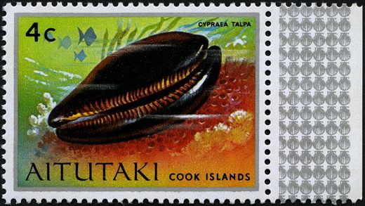 Aitutaki - 1974 - Conchas Marinhas - 4C