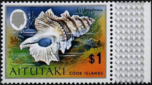 Aitutaki - 1974 - Conchas Marinhas - 1D