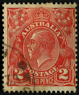 Australia - 1924 - Rei Jorge V - 2D