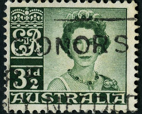 Australia - 1953 - Rainha Isabel II - 3.5D