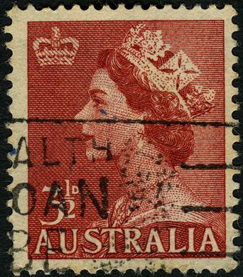 Australia - 1953 - Definitivos QEII - 0.5D