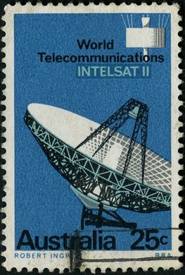 Australia - 1968 - Telecomunicacoes Mundiais - 25C