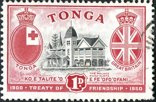 Tonga - 1950 - Tratado de Amizade - 1D