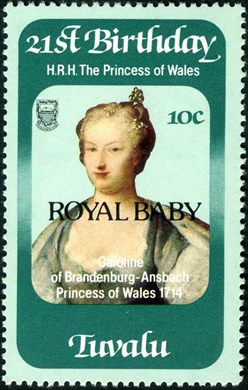 Tuvalu - 1982 - 21 Aniversario Princesa Gales Royal Baby - 10C