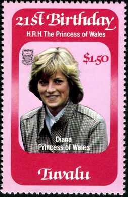 Tuvalu - 1982 - 21 Aniversario Princesa Gales - 1Dollar50